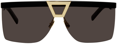 Shop Saint Laurent Black Sl 537 Palace Sunglasses In 001 Black