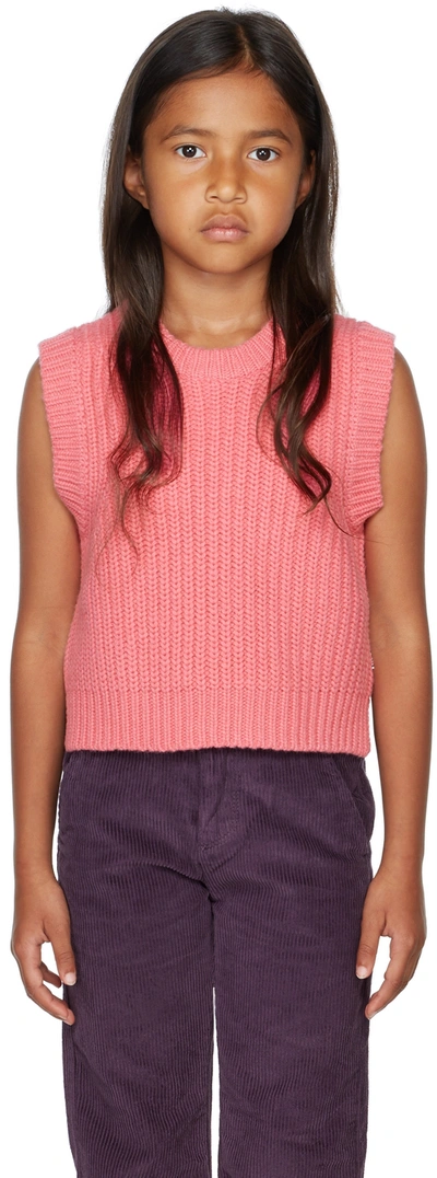 Molo Gilberte Wool-blend Sweater Vest In 8546 Petals