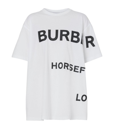 BURBERRY HORSEFERRY OVERSIZED T-SHIRT 