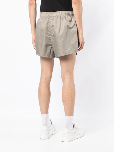 Essentials Front-logo Techical Track Pants In Green