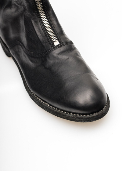 Shop Guidi Black 210 Front Zip Boots