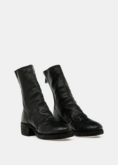 Shop Guidi Black 788z Back Zip Boots