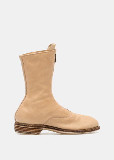 Shop Guidi Brown 310 Front Zip Army Boots