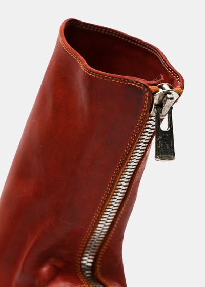 Shop Guidi Red 788z Back Zip Boots