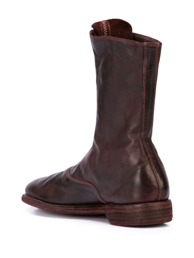 Shop Guidi Women 310 Soft Horse Leather Boots In Cv23t Burgundy