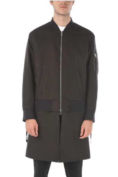 Shop Neil Barrett Men's Black Other Materials Outerwear Jacket