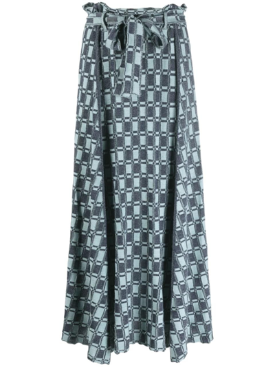 Shop Kenzo Women's Blue Other Materials Skirt