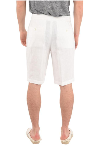 Shop Ermenegildo Zegna Men's White Other Materials Shorts