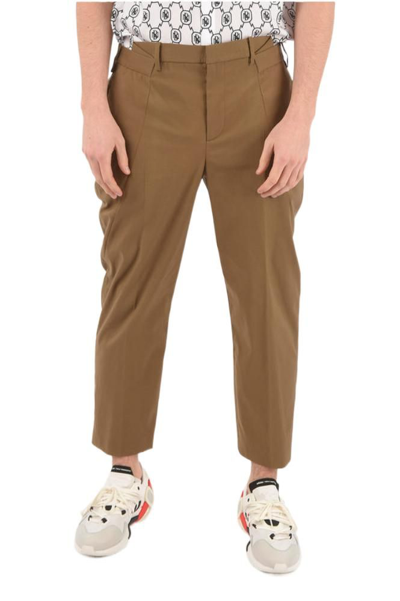 Neil Barrett Men's Brown Other Materials Pants | ModeSens