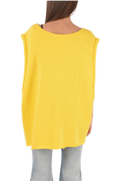 Shop Maison Margiela Women's Yellow Other Materials Sweatshirt