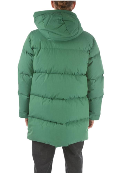 Shop Woolrich Men's Green Other Materials Outerwear Jacket