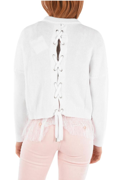 Shop Red Valentino Women's White Other Materials Sweater