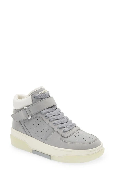 Shop Amiri Stadium High Top Sneaker In Grey/ White