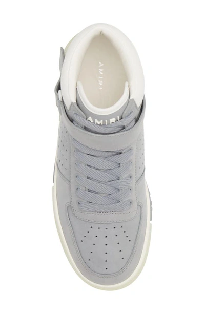 Shop Amiri Stadium High Top Sneaker In Grey/ White