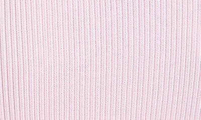 Shop Renaissance Renaissance Yuki Crop Mixed Media Cardigan In Pink