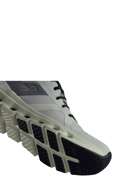 On Gray & Green Cloudrunner Low-top Sneakers In Frost/ Aloe