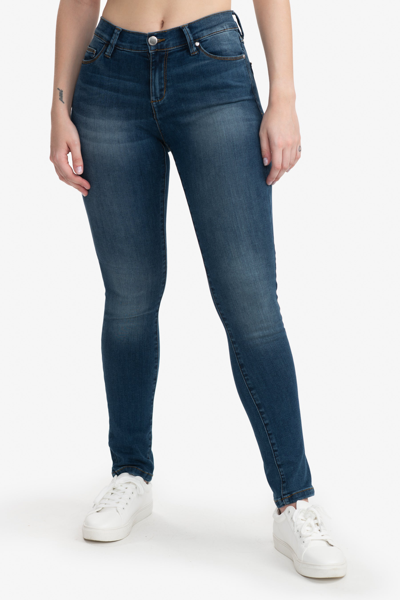Shop Lole Skinny Long Jeans In Marine Blue Denim