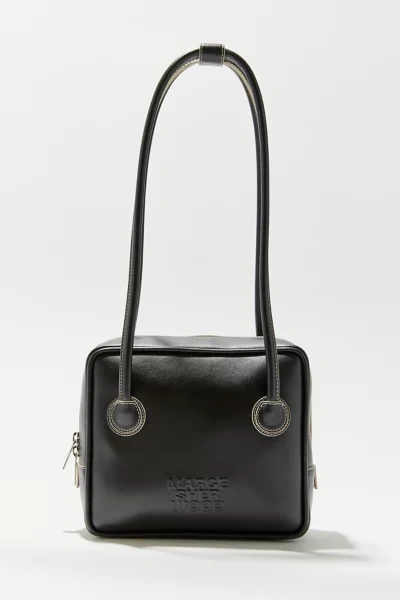 Marge Sherwood Piping Shoulder Bag in Black