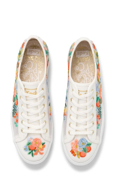 Shop Keds X Rifle Paper Co. Triple Kick Citrus Garden Party Platform Sneaker In White