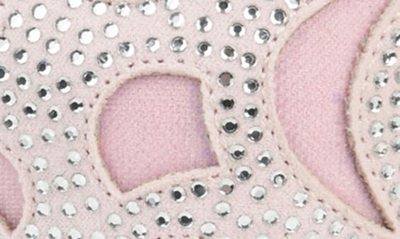 Journee Collection Batavia Rhinestone Flat In Blush