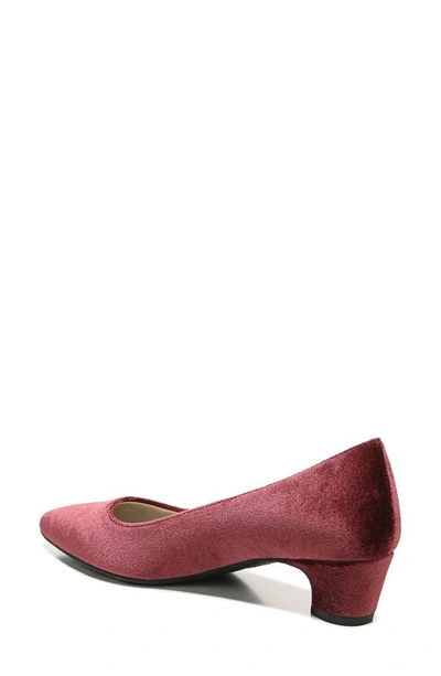 Shop Lifestride Minx Pointed Toe Pump In Pinot Noir