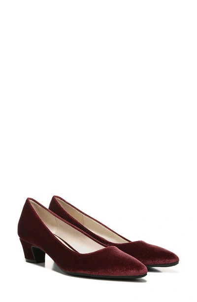 Shop Lifestride Minx Pointed Toe Pump In Pinot Noir