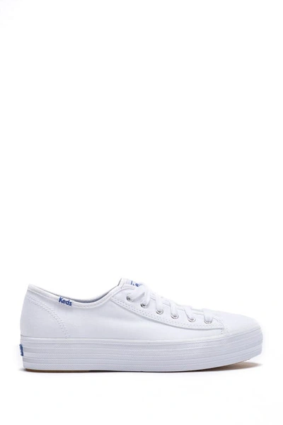 Shop Keds Triple Kick Canvas Sneaker In White