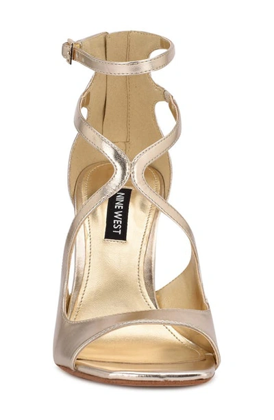 Shop Nine West Tulah Sandal In Gold