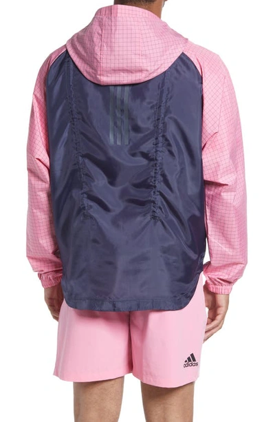 Adidas Originals X-city Half Zip Windbreaker Jacket In Pink | ModeSens