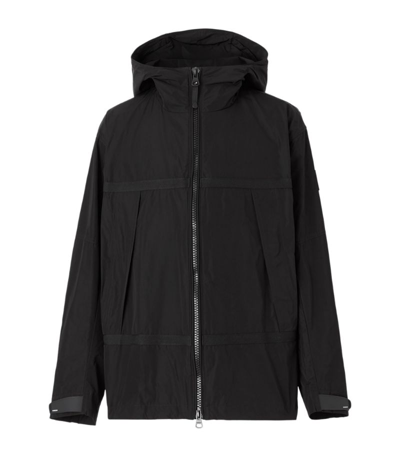 Shop Burberry Technical Jacket In Black