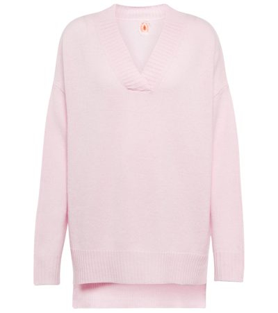 Shop Jardin Des Orangers V-neck Wool And Cashmere Sweater In 225-60