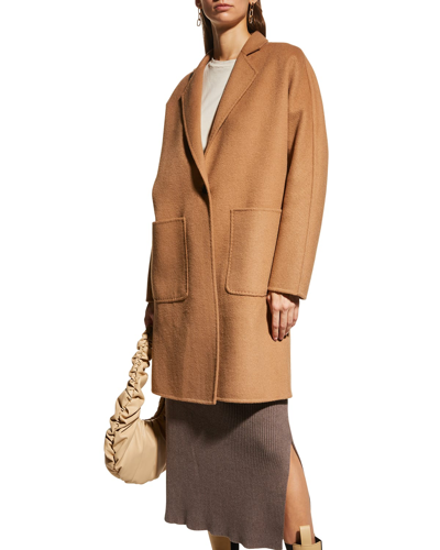 Rails Everest Single-breasted Wool-blend Coat In Camel