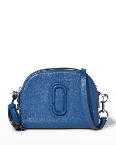Shop Marc Jacobs The Shutter Leather Camera Crossbody Bag In Cotton