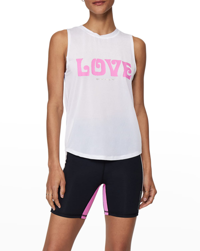 Shop Spiritual Gangster Love Active Muscle Tank In White