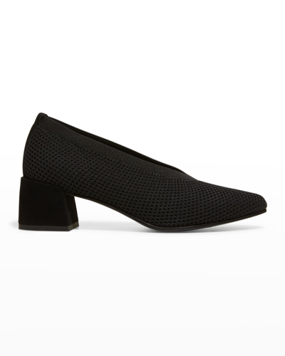 Eileen Fisher Gabby Knit Pump In Midnight