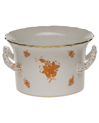 Shop Herend Chinese Boutique Rust Cache Pot With Handles