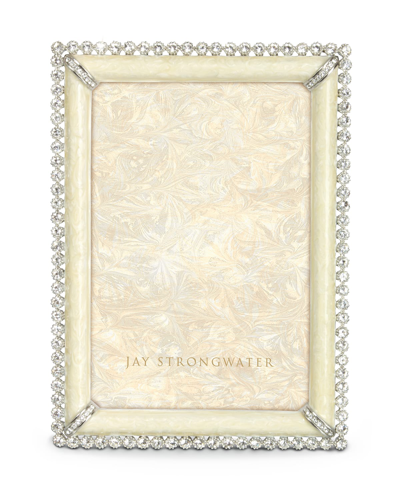 Jay Strongwater Lorraine Stone Edge Picture Frame, 4 X 6 In Multi Colors