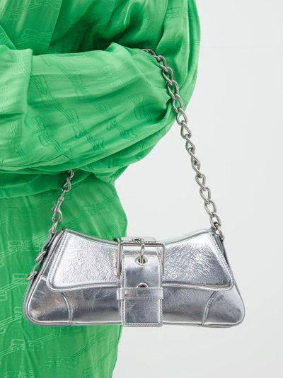 Balenciaga - Lindsay S Leather Shoulder Bag - Womens - Green