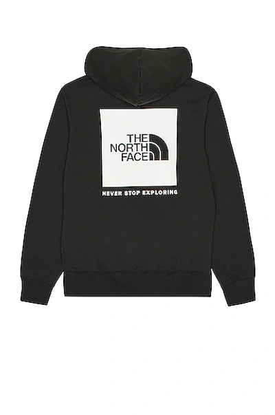 Shop The North Face Box Nse Pullover Hoodie In Tnf Black & Tnf White