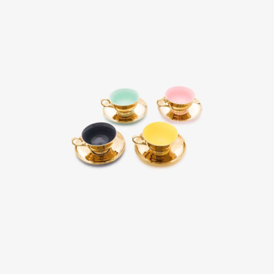 Polspotten Gold-tone Legacy Tea Set In Gold