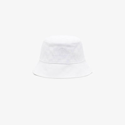 Shop Frescobol Carioca White Leondro Logo Cotton Bucket Hat