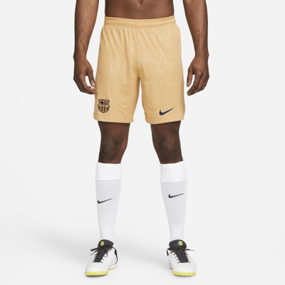 Shop Nike Fc Barcelona 2022/23 Stadium Away  Men's Dri-fit Soccer Shorts In Brown