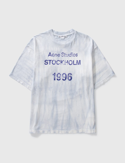 Shop Acne Studios Logo Stamp T-shirt In White