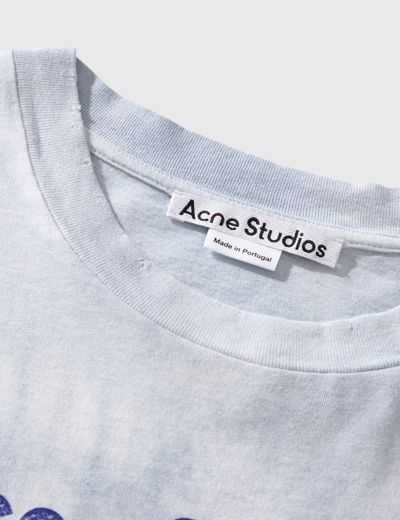 Shop Acne Studios Logo Stamp T-shirt In White