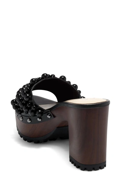 Shop Jessica Simpson Telina Platform Slide Sandal In Black