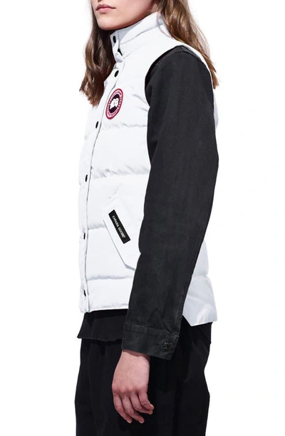 Shop Canada Goose Freestyle Down Vest In Northstar White