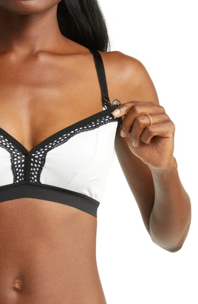 The Dairy Fairy Rose Nursing And Handsfree Pumping Bra In White
