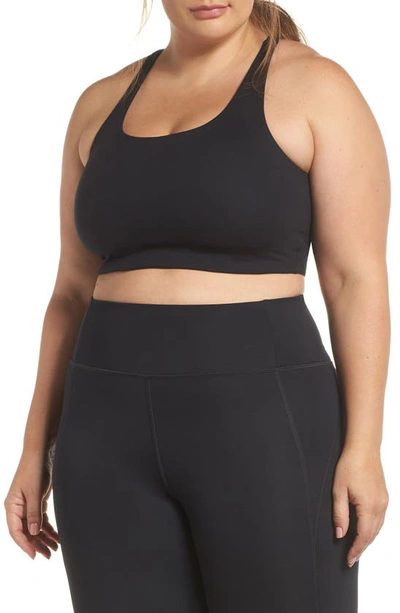 Shop Girlfriend Collective Paloma Sports Bra In Black