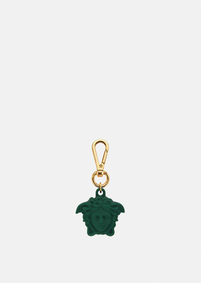 Shop Versace La Medusa Key Ring, Male, Khaki, One Size