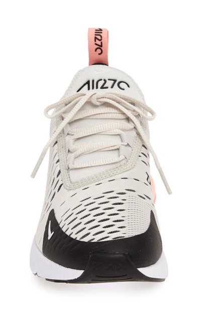 Shop Nike Air Max 270 Sneaker In Platinum/ White-black-coral